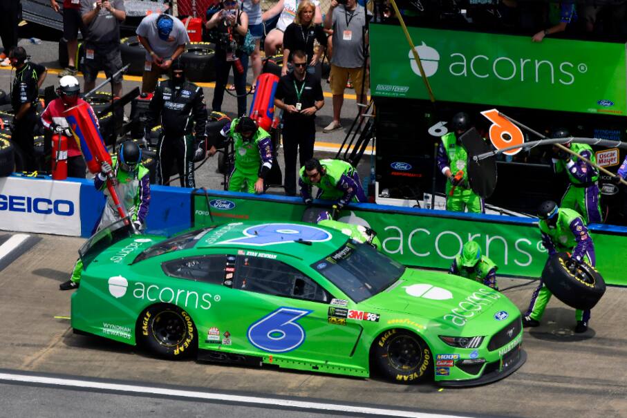 Roush Fenway's Ryan Newman (6) placed seventh and Stewart-Haas Racing’s Aric Almirola was ninth. Roush Fenway's Ryan Newman (6) placed seventh and Stewart-Haas Racing’s Aric Almirola was ninth.